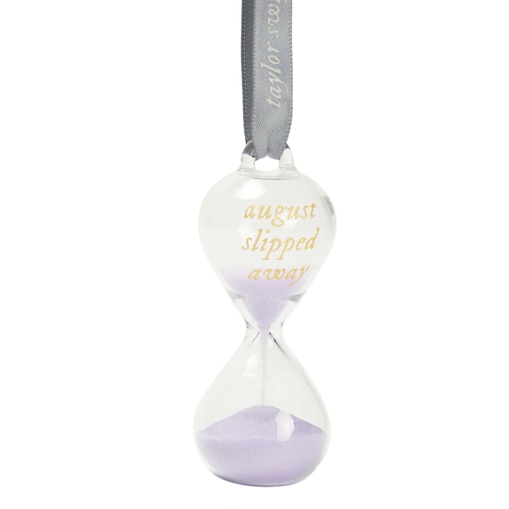 Taylor Swift Folklore Hourglass Ornament